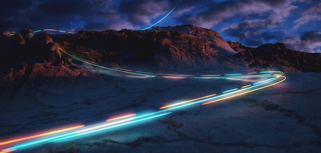 Mysterious light trail