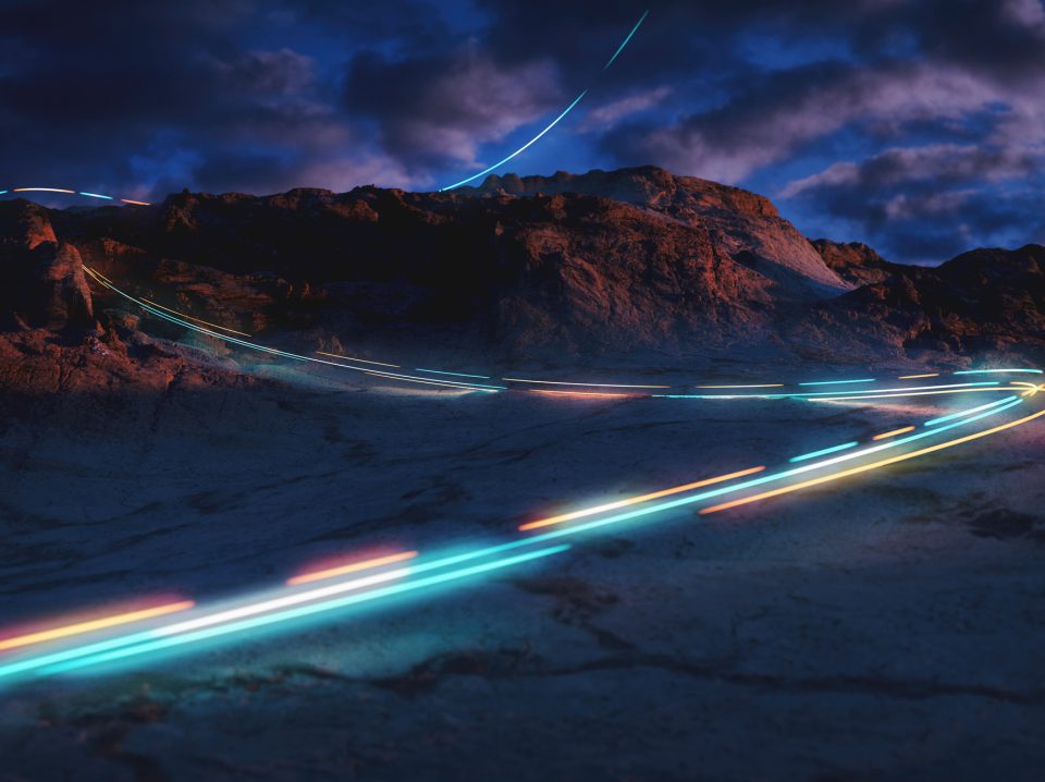 Mysterious light trail